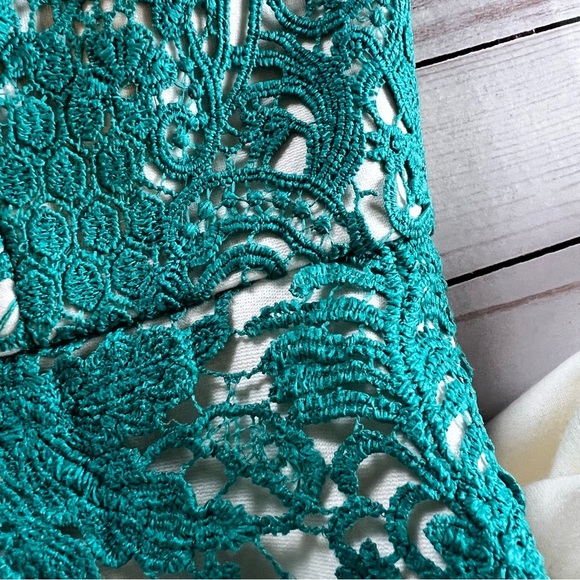 NWT Moulinette Soeures Women’s Arbor Dress in Green and Cream size 12 - Picture 10 of 12